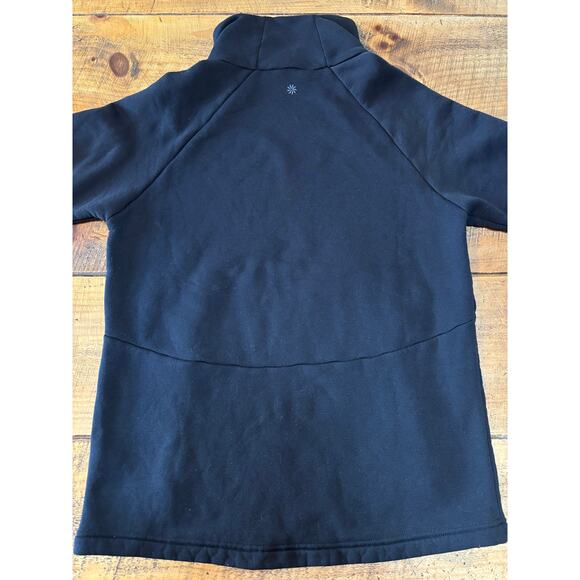 Athleta Womens Altitude Polartec Funnel Neck Black Pullover Sweatshirt XS - Picture 5 of 11